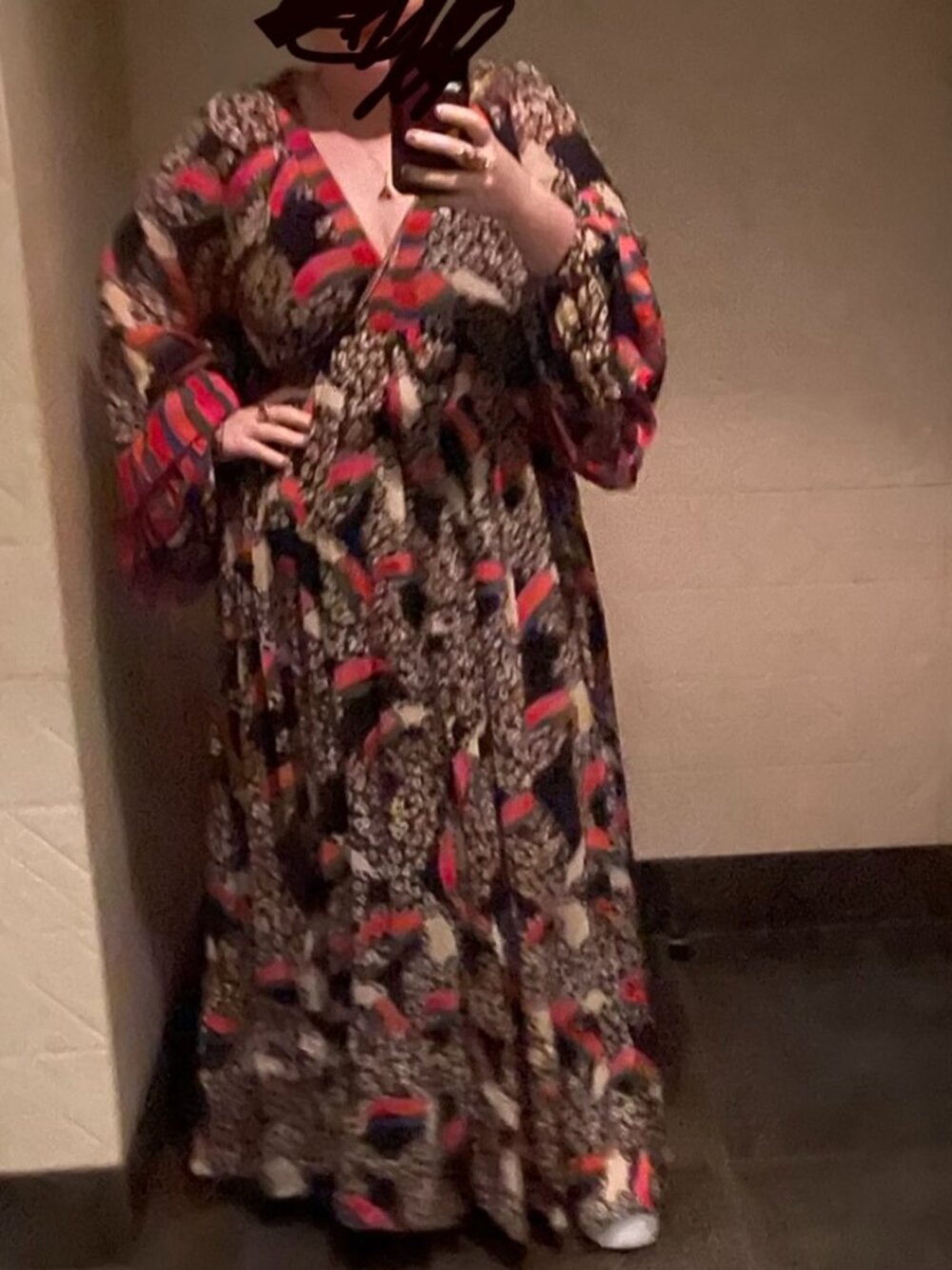 Toucan and Rainbow Floor Length Dress!